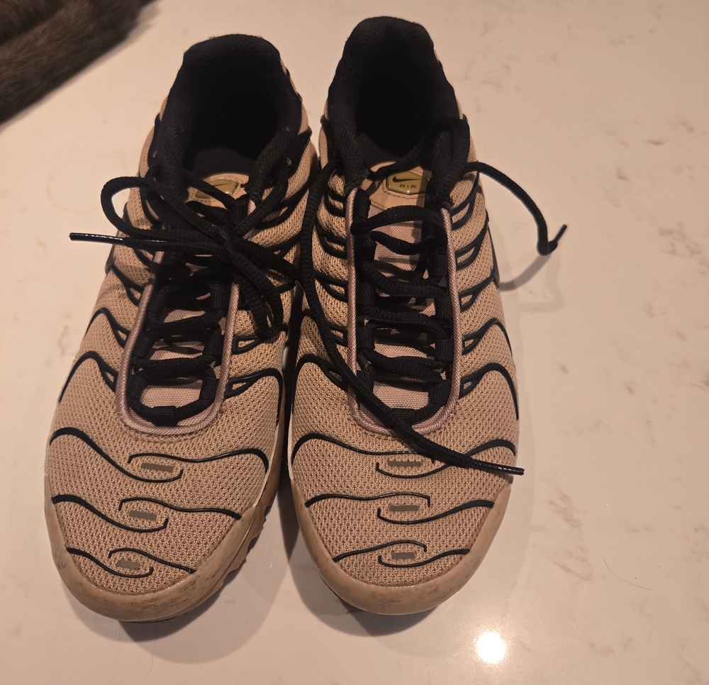 Nike Beige and Black  Sneakers